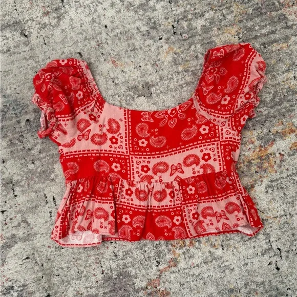 Lisa Says Gah Lily Top - Bandana / M - Picture 3 of 4